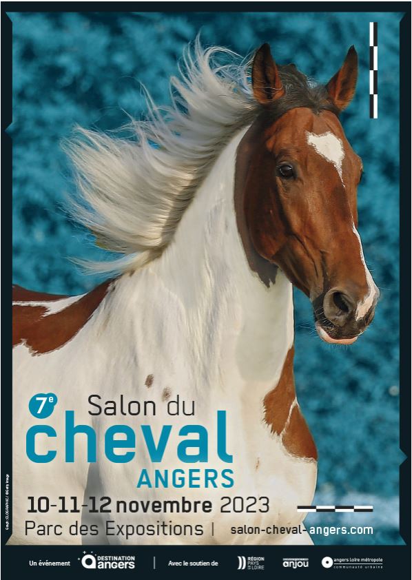affiche salon cheval Angers 2023